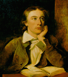 John Keats (1975-1821), day dreaming as usual (Image courtesy of nndb)