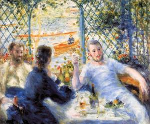 19th Century Middle Class at its finest. [Renoir image from artinthepicture.com]