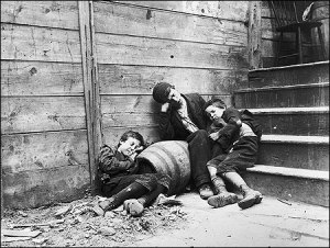 From Jacob Riis' How the other Half Lives (1890). [Image from Harvard.edu]